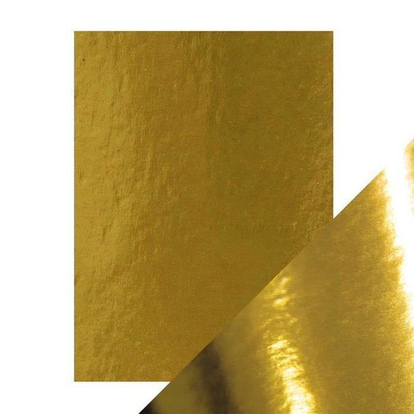 Spiegelkarton A4 - Harvest Gold (5 Blatt)