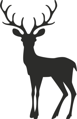 Holzstempel - Christmas Deer
