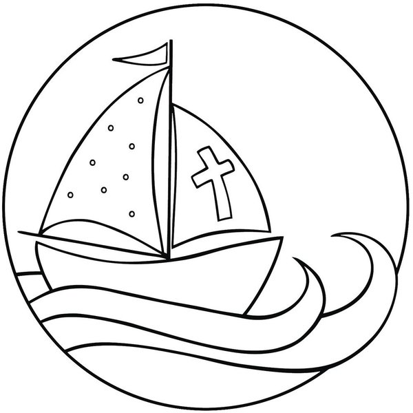 Holzstempel - Mein Schiff (Taufe, Konfirmation, Kommunion)