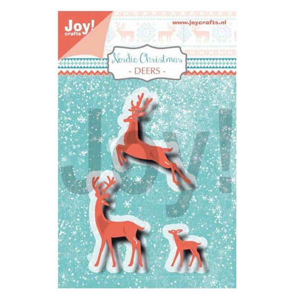 Stanzschablonen - Nordic Christmas Deers