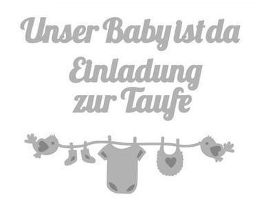Stanzschablonen - Baby & Taufe