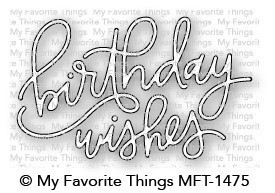 MFT Die-namics Stanzschablone - Birthday Wishes