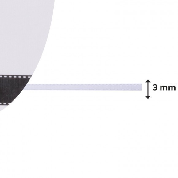 Satinband 3mm - Weiß (10 Meter)