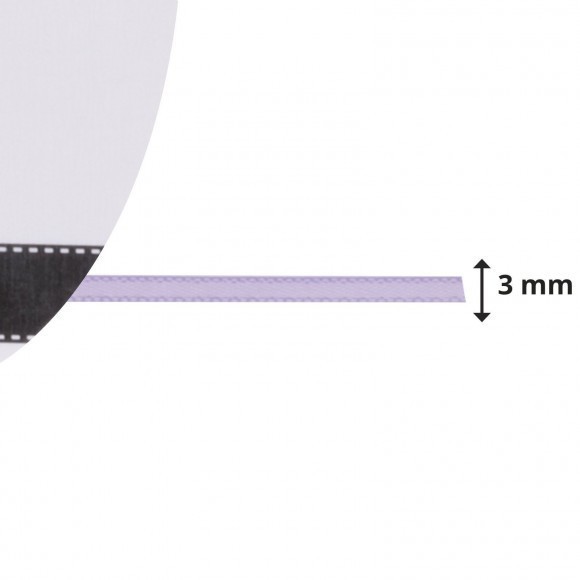 Satinband 3mm - Flieder (10 Meter)