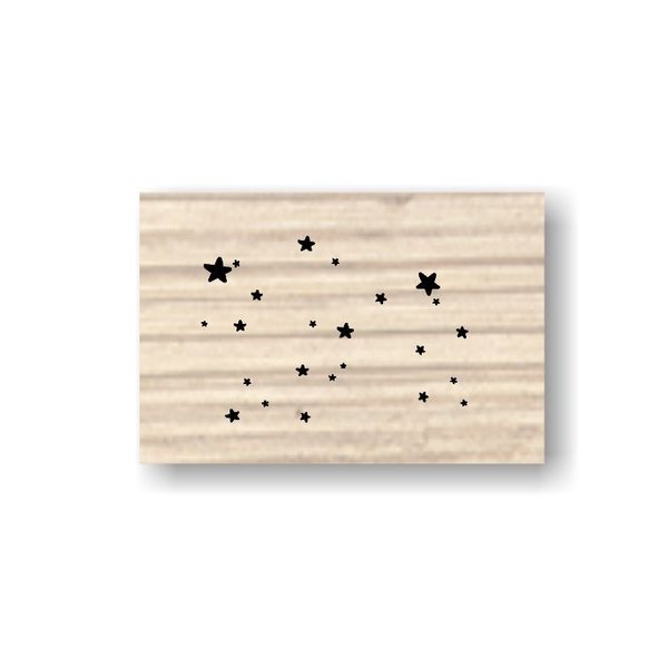 Holzstempel - Mini Sternchen Konfetti