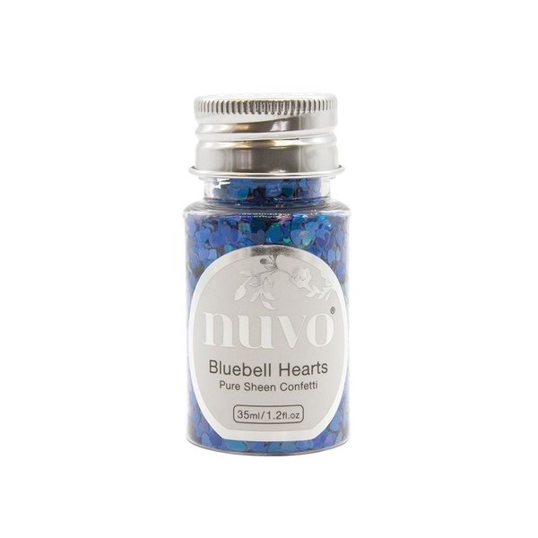 NUVO Confetti - Bluebell Hearts - SALE %%%