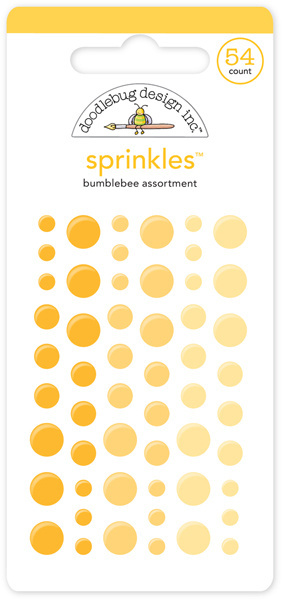 Sprinkles - Enamel Sticker Gelb