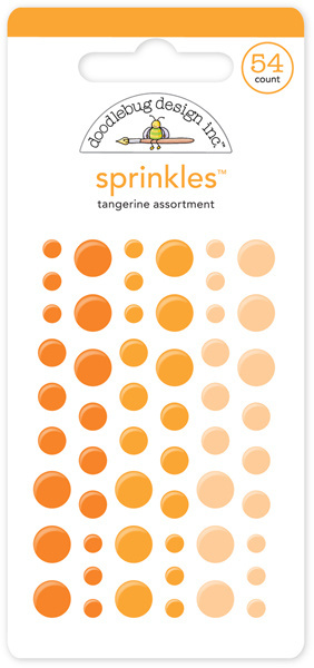 Sprinkles - Enamel Sticker Orange