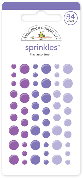 Sprinkles - Enamel Sticker Lila