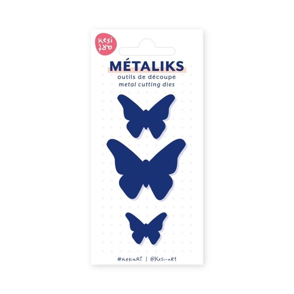 Kesi-art Stanzschablonen - 3 Schmetterlinge - SALE %