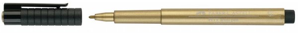 Faber Castell Pitt Artist Pen - Gold metallic deckend