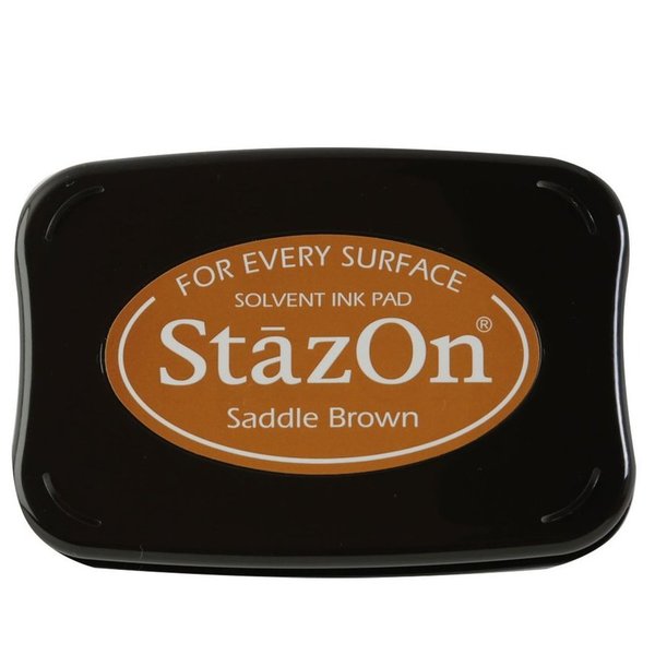 StazOn Stempelkissen - Saddle Brown - wasserfest