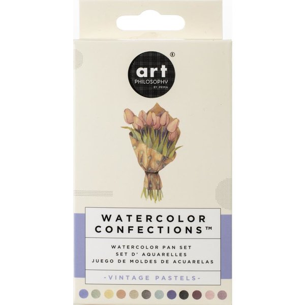 Art Philosophy Aquarell Farbkasten - Watercolor Confections Vintage Pastels