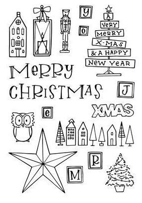 Clear Stamps - Merry Christmas - Carla Kamphuis
