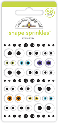 Doodlebug Design Eye See You Shape Sprinkles - SALE %%%