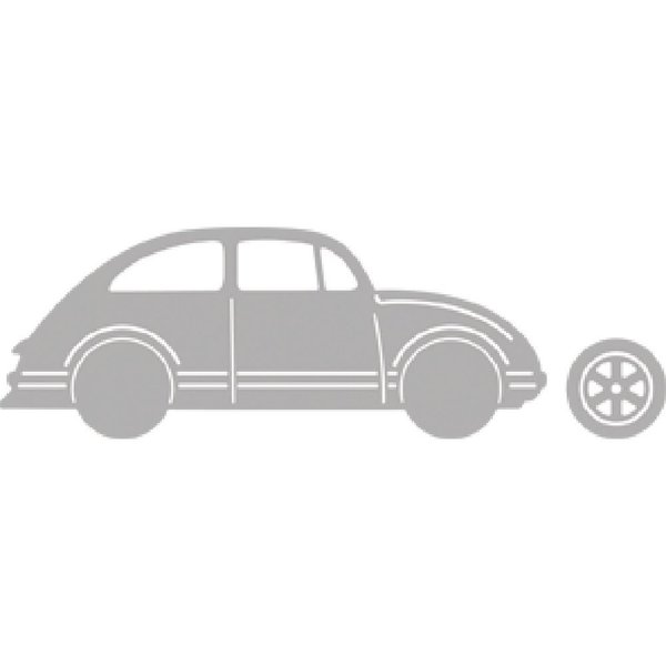 Stanzschablone - VW Käfer