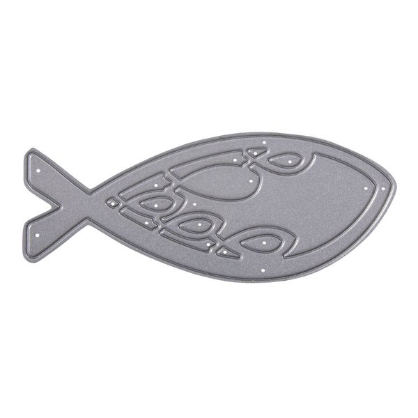 Stanzschablone - Fisch Symbol