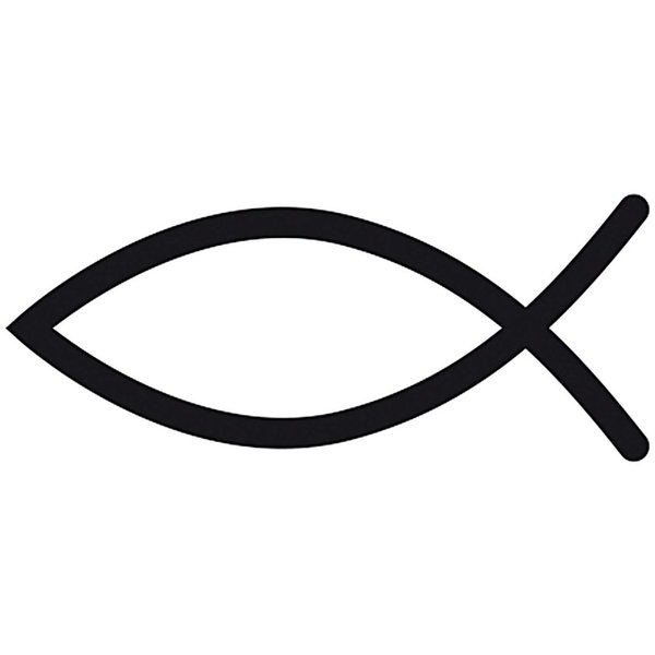 Holzstempel - Fischsymbol