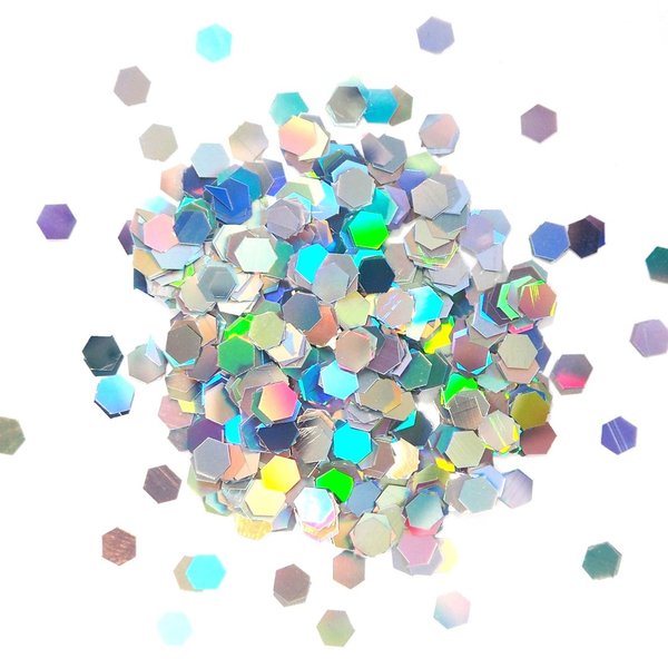 Glitter Jewels - Holographic Hexagon