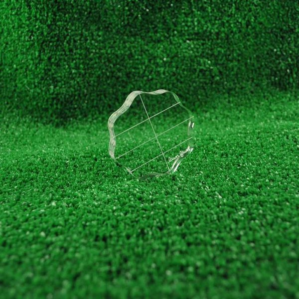 Lawn Fawn Transparenter Acryl Block rund - 8 x 8 cm