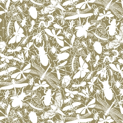L Papiertüten - Fauna grün (10 Stück)