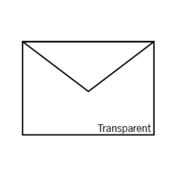 Umschläge B6 - Transparentpapier (5 Stück)