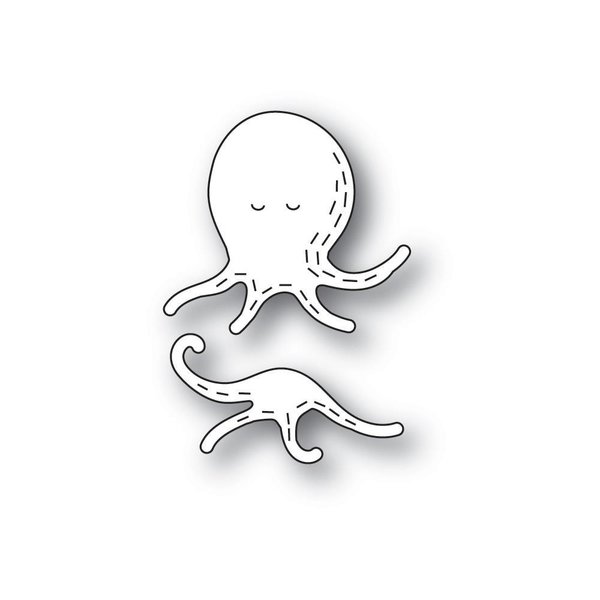 Poppy Stamps Stanzschablone - Whittle Happy Octopus
