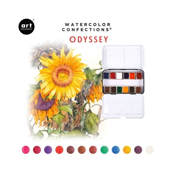 Art Philosophy Aquarell Farbkasten - Watercolor Confections Odyssey