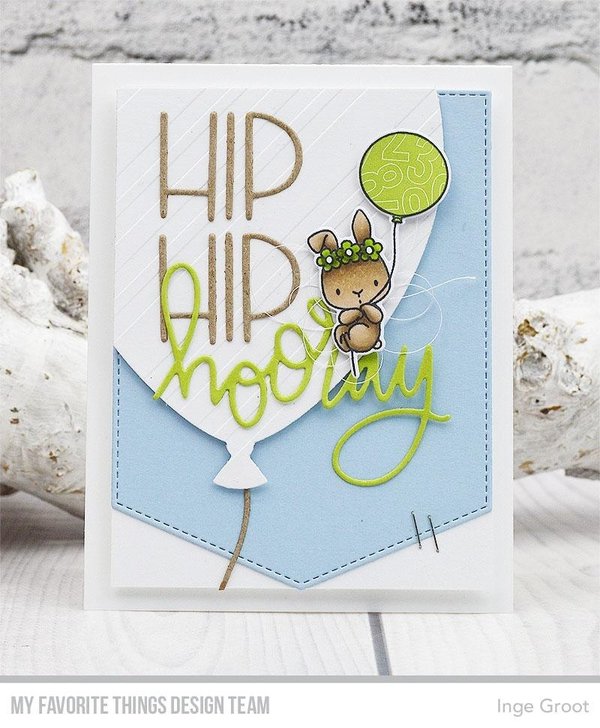 MFT Clear Stamps  Birthday Buds