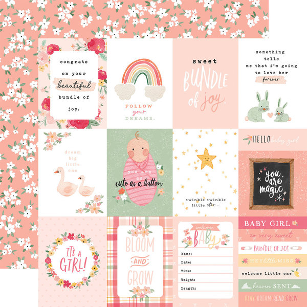 Echo Park Paper Pad - Welcome Baby Girl