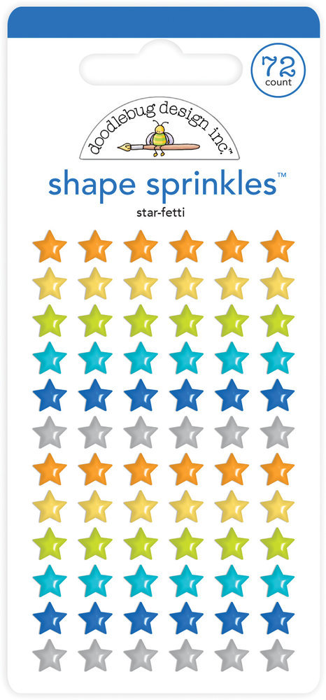 Shape Sprinkles - Enamel Sternchen Aufkleber