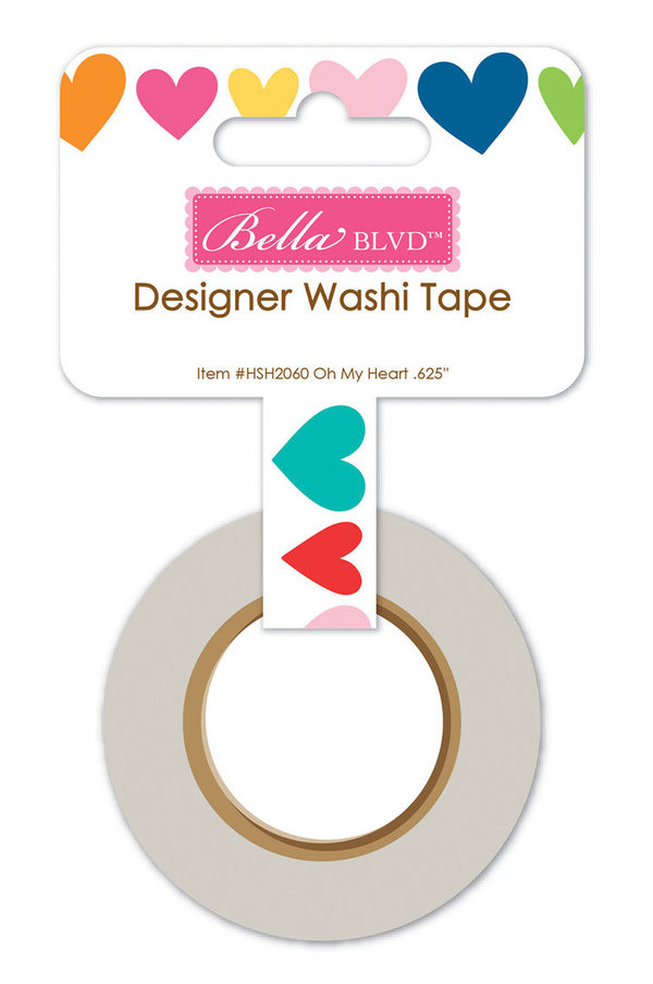 Bella BLVD Designer Washi Tape - Oh my Heart