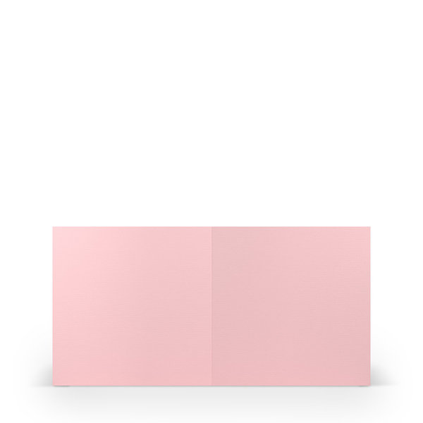 Quadratische Klappkarten 15x15 - Flamingo (5 Stück)