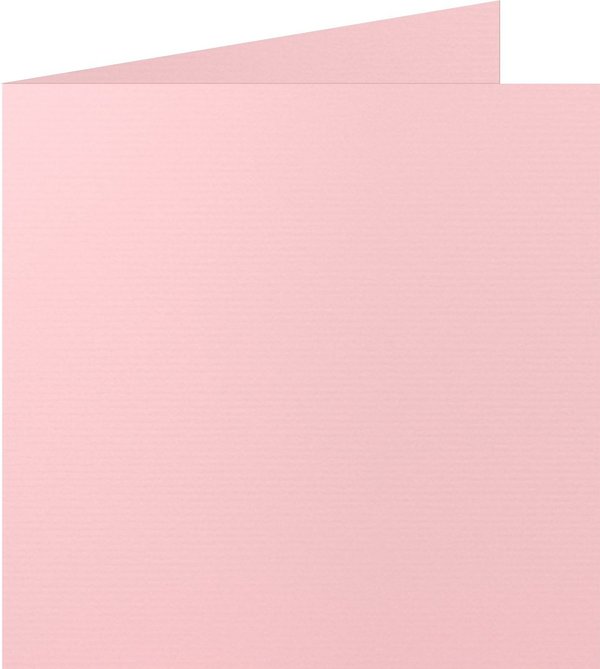 Quadratische Klappkarten 15x15 - Flamingo (5 Stück)