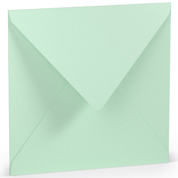 Rössler - Quadratische Briefumschläge 15x15cm - Mint (5 Stück)