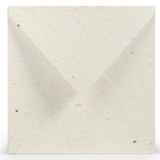 Quadratische Umschläge 15x15cm - Terra Vanille (5 Stück)