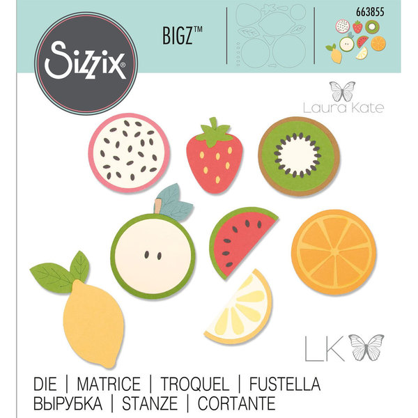 Sizzix BIGZ Stanzschablone - Früchte