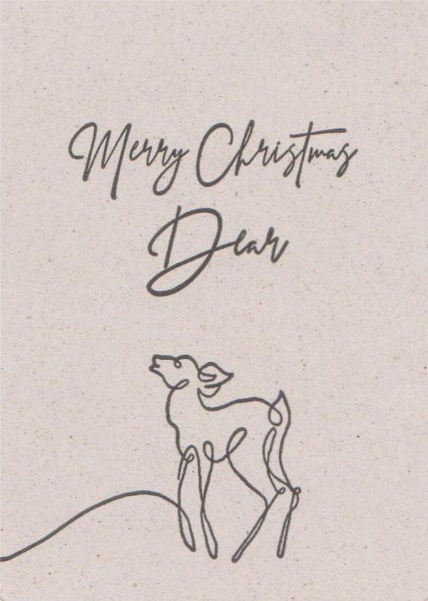 Sticker - Merry Christmas Deer (12 Stück)