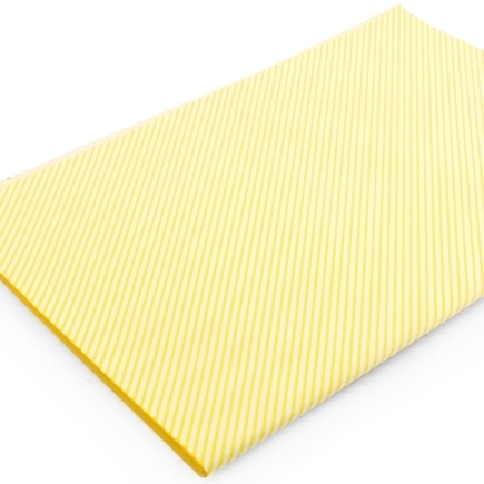 Seidenpapier - Streifen Neon Gelb (5 Bögen)