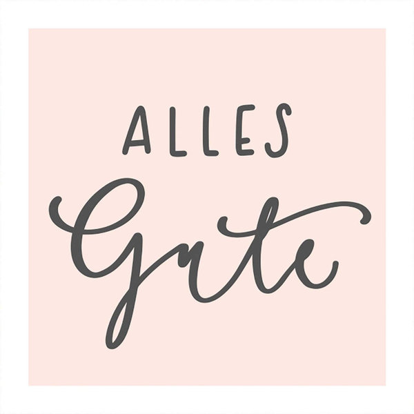 May & Berry Holzstempel - Alles Gute
