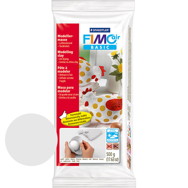 FIMO®air Basic - Modelliermasse lufttrocknend, weiß
