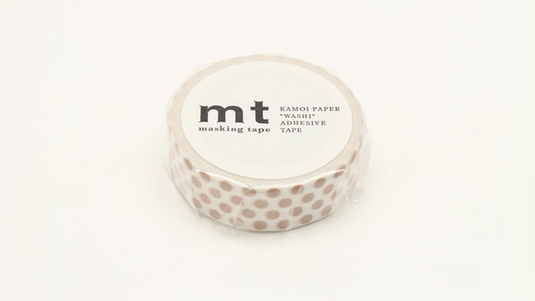 MT Masking Tape - Dot Milk Tea (10 Meter)