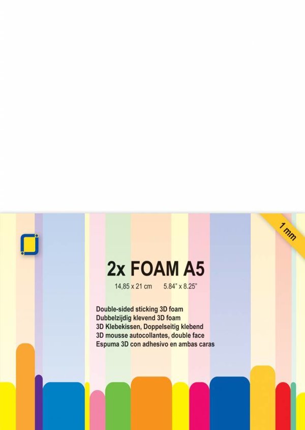 3D Foam Sheets - 1mm (2 Bögen)
