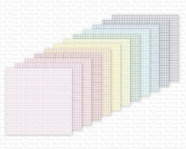 MFT Paper Pack - Rainbow Grid