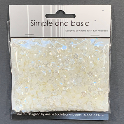 Pailletten Kristall klar-schimmernd - nicht mehr lieferbar Alternative 50103