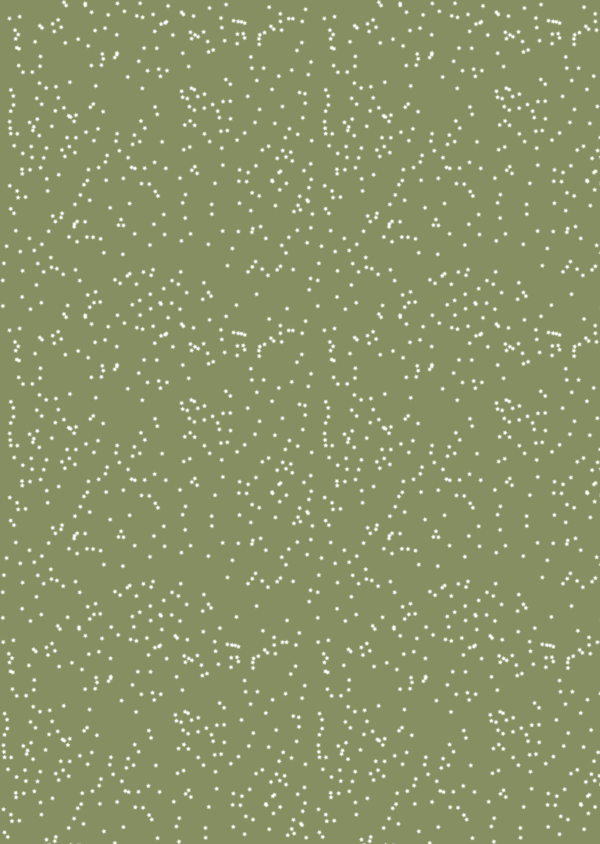 New Colors Designkarton - Konfettisterne olivgrün (5 Bögen)