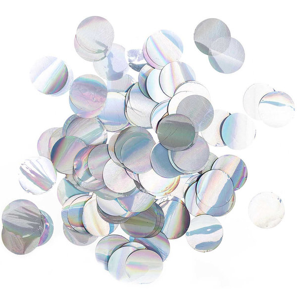 Konfetti - Silber-Hologram