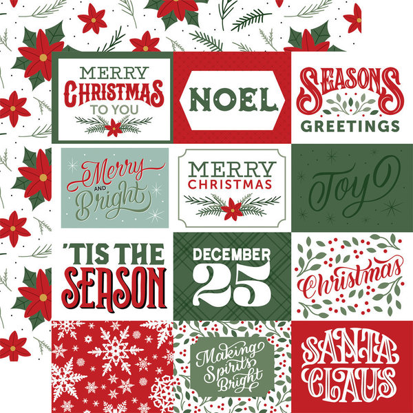 Echo Park  Paper Pad - Christmas Salutations No. 2