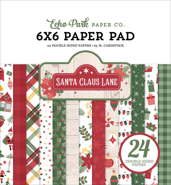Echo Park  Paper Pad - Santa Claus Lane