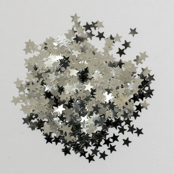 Glitter Jewels - Silver Stars